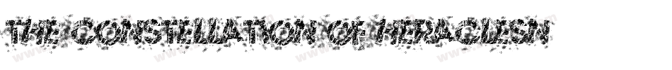 The Constellation of Heracles手机版字体转换